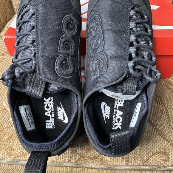 Nike Air Footscape NM CDG Commes Des Garcons Black Mens Size‎ 10.5 BV0075-001